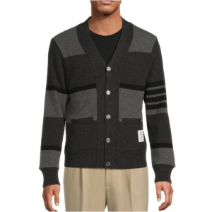 Thom Browne 条纹羊绒开衫