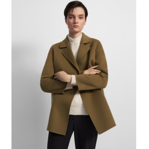 60% Off Theory Clairene Jacket in Double-Face Wool-Cashmere