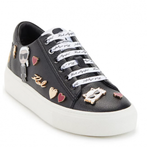 KARL LAGERFELD PARIS Cate Pins Lace-Up 厚底运动鞋