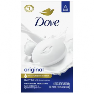 Dove Beauty香皂3.75 oz, 6个装