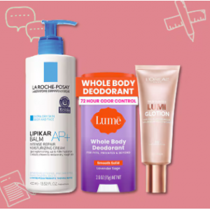 Walgreens精选护肤美妆身体洗护热卖 收La Roche Posay, CeraVe, L'Oreal, Olay, Dove, Garnier, Pantene, Aveeno等