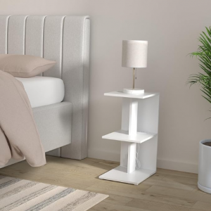 ZGREN End Table with Charging Station @ Amazon