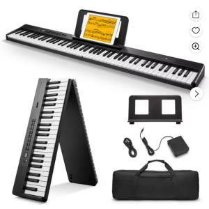 Walmart - Donner DP-10 便携式 88 键初学者钢琴键盘，立减$90