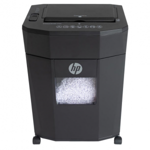 HP 100 页自动进纸精细碎纸机，带下拉式 3.8 加仑纸盒