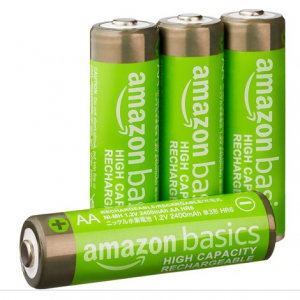 Amazon Basics AA充电电池 4个 2400mAh @ Woot