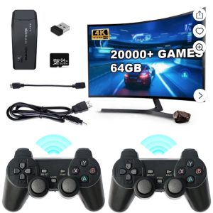 Walmart - JGOO M8 2.4G 无线控制器外置游戏棒 64G 内置电视存储，直降$43.40 