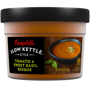 Campbell's Slow Kettle Style Tomato & Sweet Basil Bisque, 15.5 oz (Pack of 8) @ Amazon