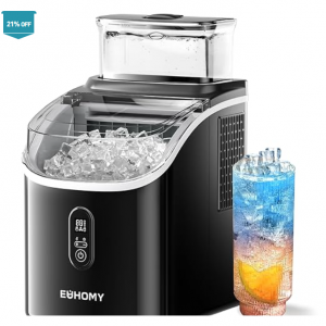 Euhomy - EUHOMY Tile SE 便携式方冰机制冰机 - 1.5L 超大水箱，可调节冰块厚度，7.9折