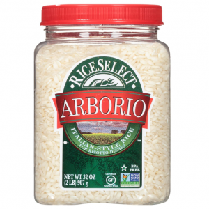 RiceSelect Arborio Rice for Italian Risotto, Premium Gluten-Free Rice, Non-GMO, 32oz Jar @ Amazon