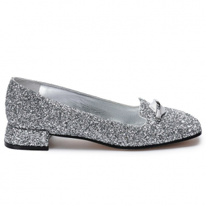 Jimmy choo亮片平底鞋