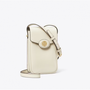Tory Burch Robinson Spazzolato Phone Crossbody