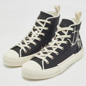 Dior Black Canvas Jack B23 High Top Sneakers Size 41.5