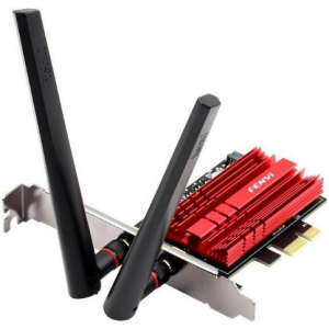 Fenvi FV-AXE3000 Wi-Fi 6E AX210 PCIe Network Card Bluetooth 5.2 Heat Sink AX 3000Mbps 802.11ax Tri