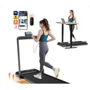 $280 off 2025 Upgraded-TM010 Smart 2 in 1 Folding 10% Incline Treadmill @WELLFIT Treadmill
