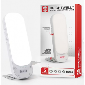 TRU RED™ Brightwell 5-in-1 Productivity LED Desk Light @ Staples