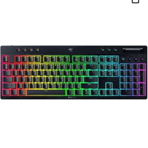 Amazon - 雷蛇黑寡妇蜘蛛V4 矮轴极速版 无线键盘，现价$229.99