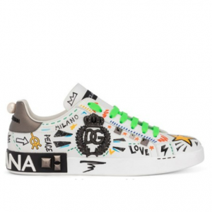 DOLCE & GABBANA 'GRAFFITI' 运动鞋