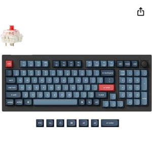 Amazon - Keychron V5 Max 无线机械键盘（红轴），现价$83.99