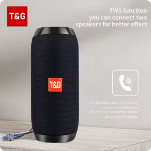 Bluetooth スピーカー T&G TG117 ポータブル TWS サウンドボックス防水スピーカー屋外ステレオサラウンドスピーカーサポート TF FM ラジオ