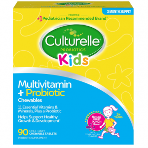 Culturelle 儿童咀嚼维生素益生菌 90粒 @ Amazon