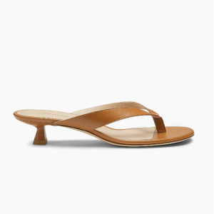 Stuart Weitzman Rio Sleek 35MM Leather Sandals