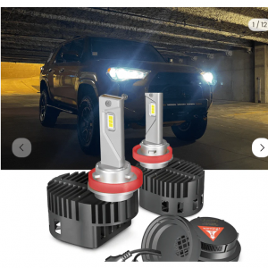 适用于丰田 4Runner 2014-2020 定制 H11 LED 灯泡带防尘罩 | Pro-DC 系列