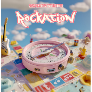 2025 QWER 1ST WORLD TOUR-ROCKATION世界巡回演唱会时间表（地点+门票+购票渠道+歌单）