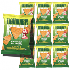 Legendary Foods 蛋白薯片 墨西哥辣椒切达奶酪味 10包 @ Amazon