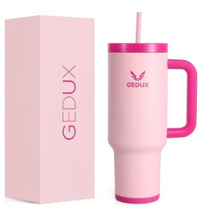 Gedux 40oz 不锈钢保温杯带手柄 @ Amazon