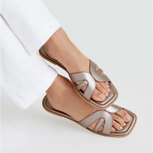 Lands' End 女士镂空平底凉鞋