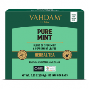 Vahdam Teas 纯薄荷花草茶 100包