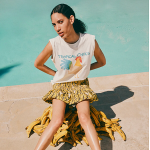 Simon Miller Tropical Chiks Graphic Tank