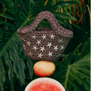 Simon Miller Mini Starfish Mercado Tote in Chocolate