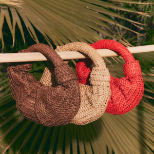 Simon Miller Raffia Lopsy Bag