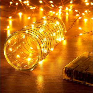 Ariceleo 1 Pack 16.4ft Battery Operated String Lights with Timer @ Amazon