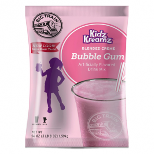 Big Train Kidz Kreamz Bubble Gum Blended Beverage Mix, 3.5 Pound @ Amazon
