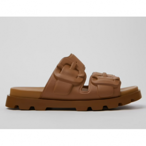 Brutus 男士棕色合成凉鞋