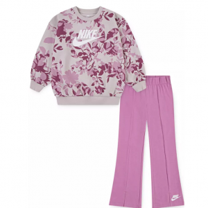 Nike Little Girls 2-Piece Floral Camo Sweatshirt and Leggings Set