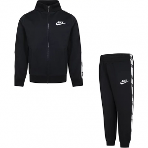 Nike 男童全拉链带徽标饰带夹克和裤子