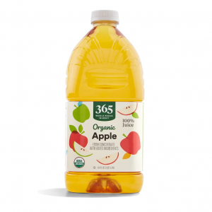 365 by Whole Foods 有機蘋果汁 64oz @ Amazon