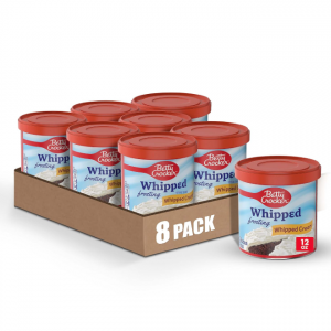 Betty Crocker Whipped Cream Frosting, Gluten Free, 12 oz (Pack of 8) @ Amazon