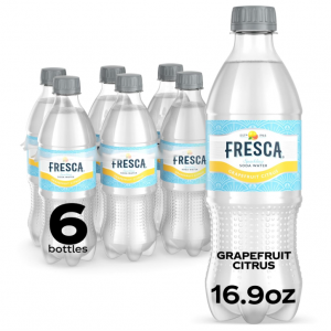 Fresca 西柚味气泡水 16.9oz 6瓶 @ Amazon