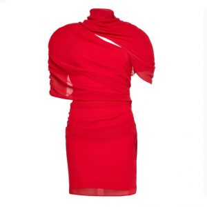 JACQUEMUS Castagna 迷你连衣裙