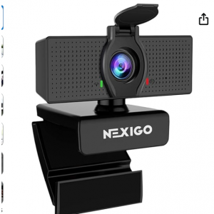 Amazon - NexiGo N60 1080P 高清网络摄像头带麦克风，现价$14.99