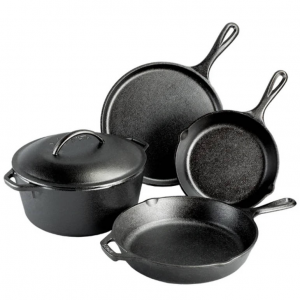Seasoned Cast Iron 5 Piece Set