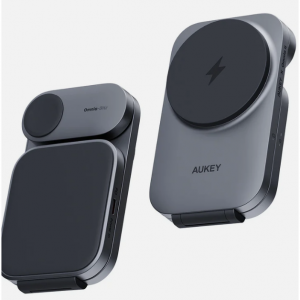 AUKEY LC-MC312 MagFusion Z Qi2 3-in-1 Foldable Wireless Charging Station for $119.99 @Aukey