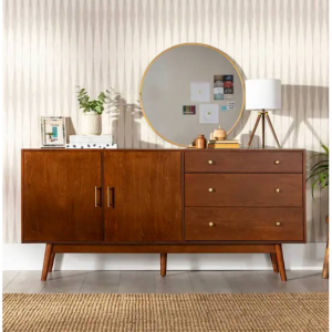 Middlebrook 70-inch Mid-Century Modern Buffet Console - Walnut
