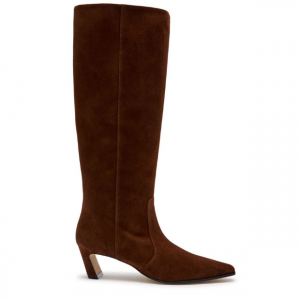 STUART WEITZMAN Stassie 60 绒面革及膝靴