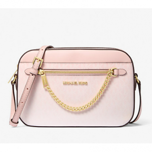 Michael Kors Outlet Jet Set Large Ombré Signature Logo Crossbody Bag