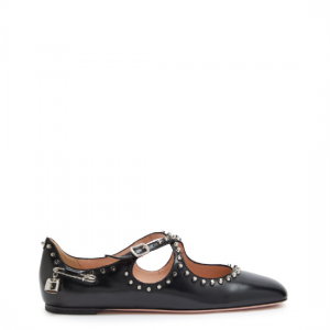 BALLY Beliska studded leather ballet flats